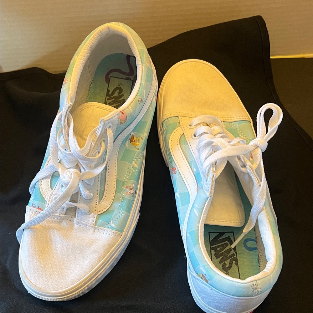 7.5 Vans Rare Stephen Hillenburg SpongeBob Checker Board Limited Edition